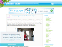 Tablet Screenshot of estetica-saude.com